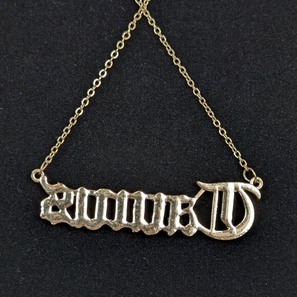 (2/$20) Taurus Rhinestone Pendant Necklace - Picture 4 of 6